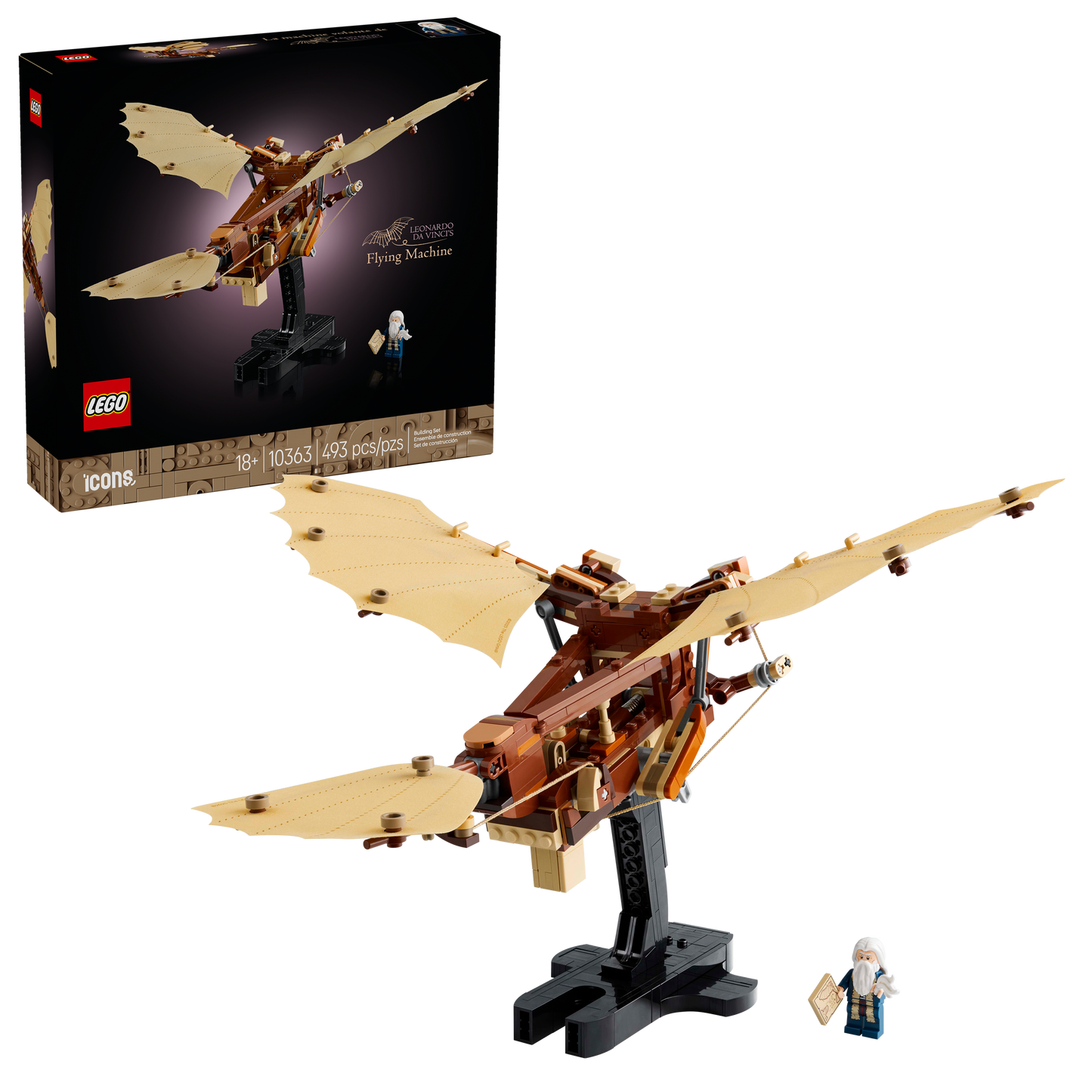 LEGO Icons: Leonardo da Vinci’s Flying Machine (10363)