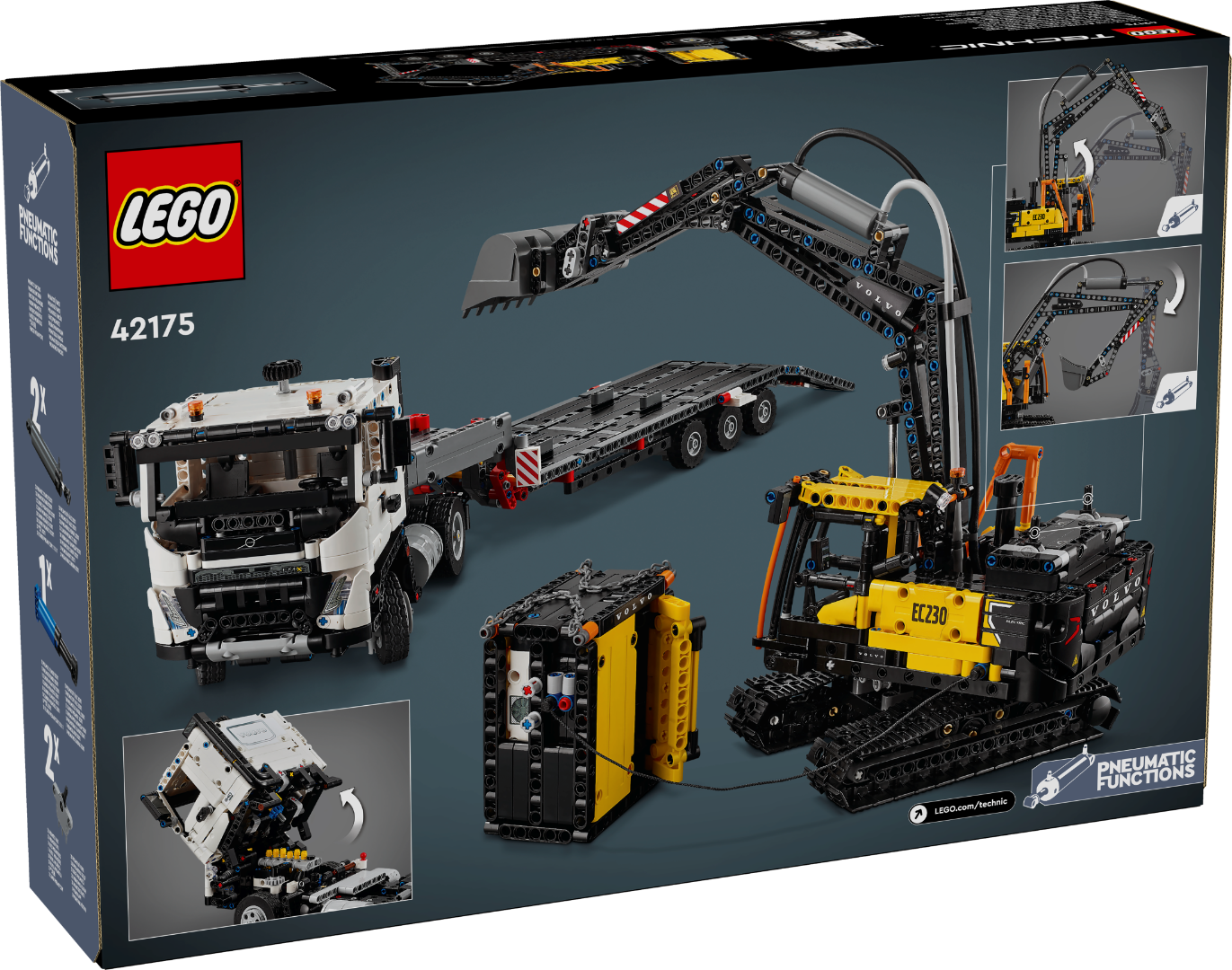 LEGO Technic: Volvo FMX Truck & EC230 Electric Excavator (42175)