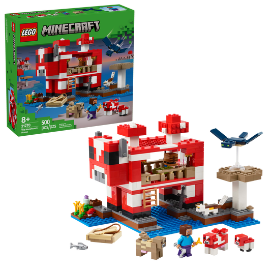 LEGO Minecraft: Mooshroom House (21270)