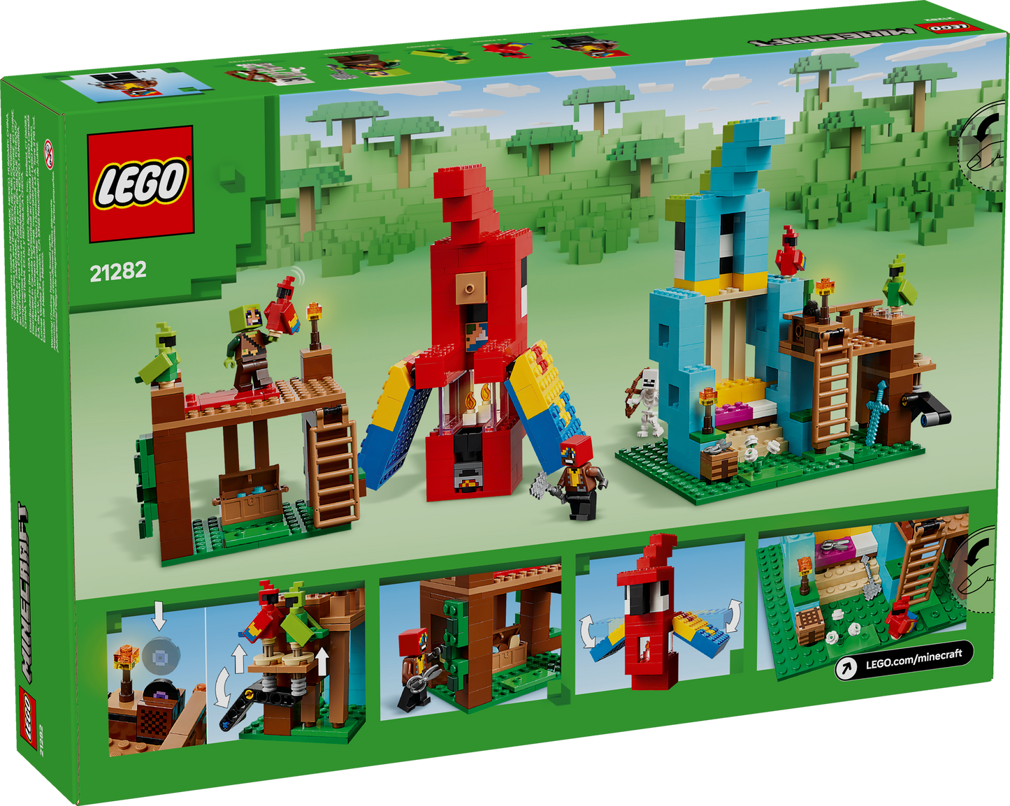 LEGO Minecraft: The Parrot Houses (21282) EXCLUSIVE!