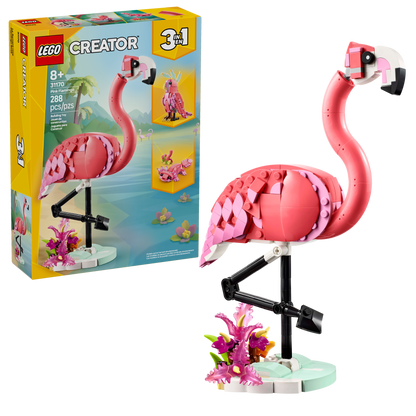 LEGO Creator 3in1 Wild Animals: Pink Flamingo (31170)