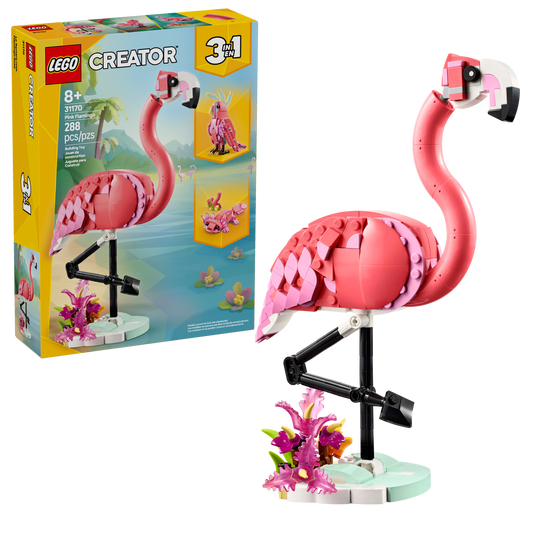 LEGO Creator 3in1 Wild Animals: Pink Flamingo (31170)