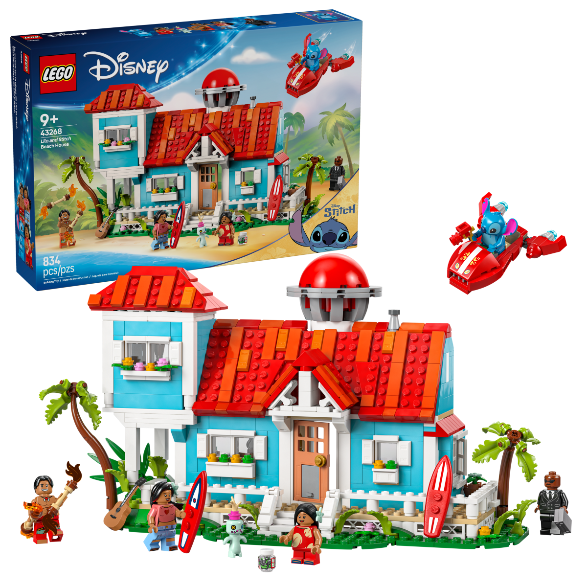 LEGO Disney: Lilo and Stitch Beach House (43268)