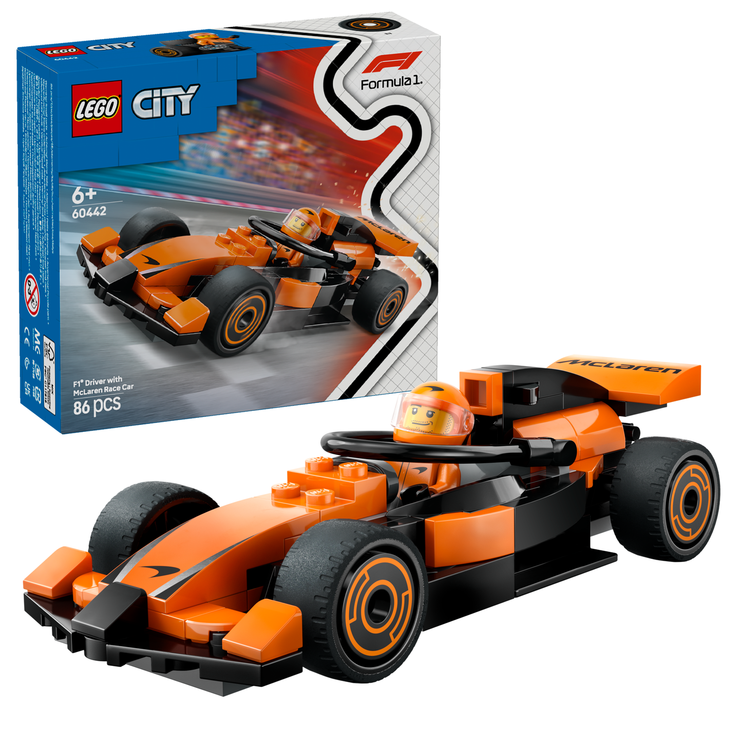 LEGO City: F1® Driver with McLaren Race Car (60442)