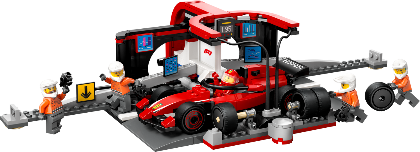 LEGO City: F1® Pit Stop & Pit Crew with Ferrari Car (60443)