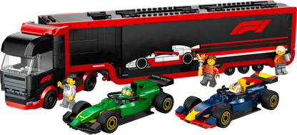 LEGO City: F1® Truck with RB20 & AMR24 F1® Cars (60445)