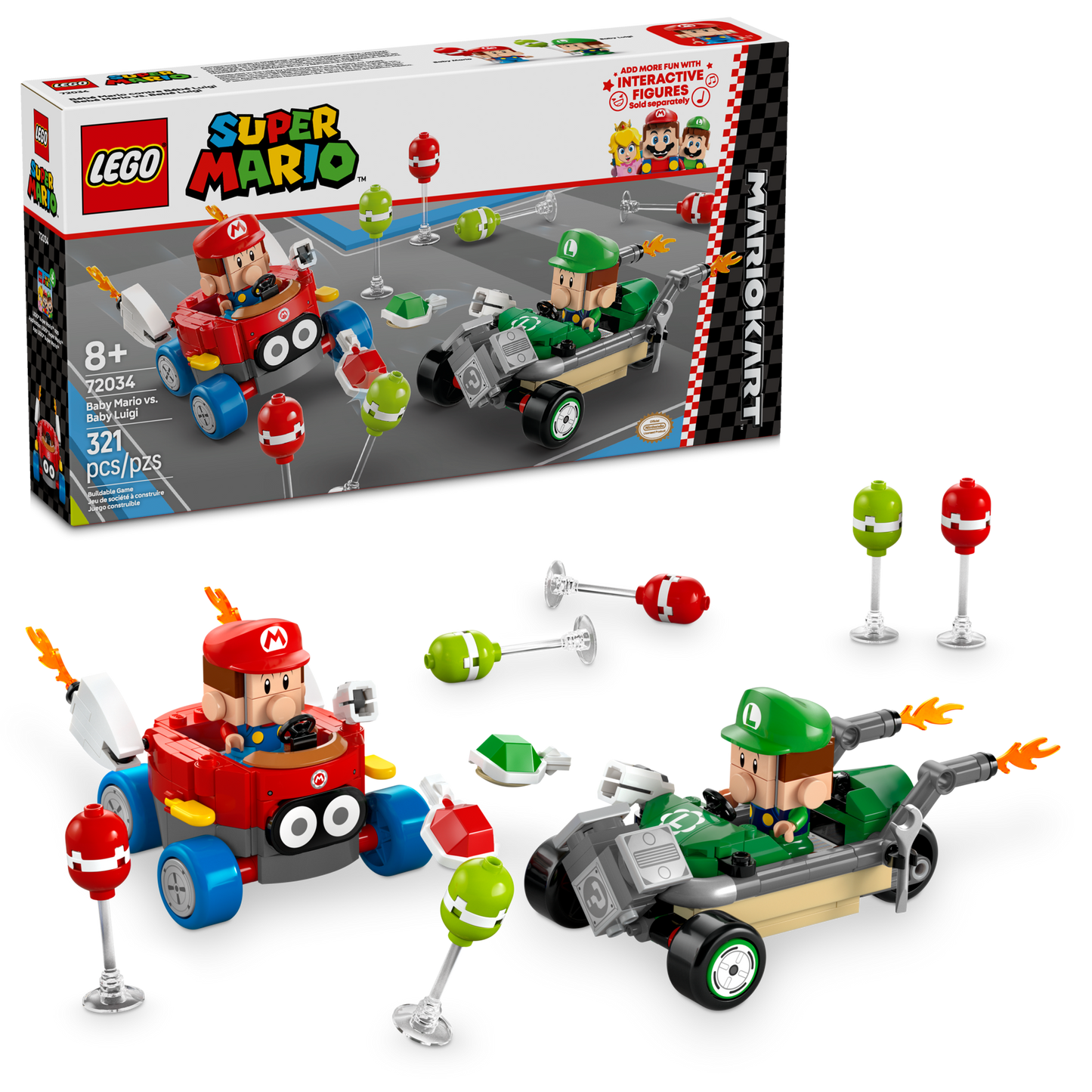 LEGO Mario Kart: Baby Mario vs. Baby Luigi (72034)