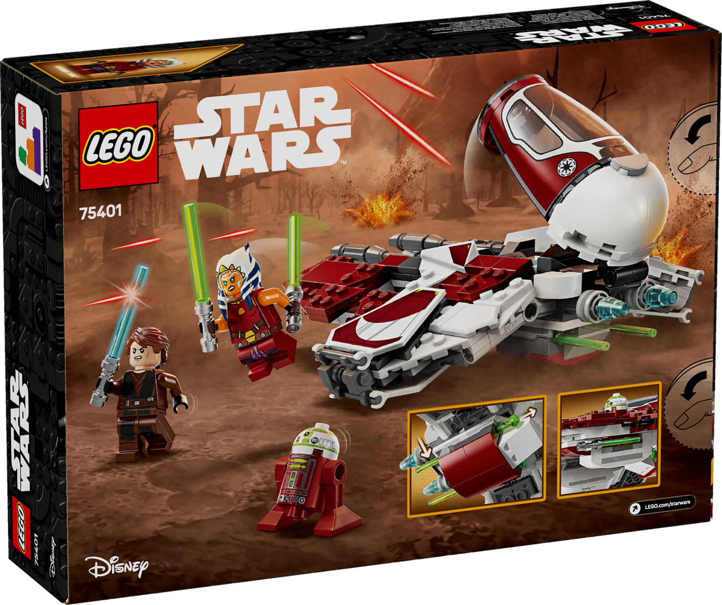 LEGO Star Wars: Ahsoka's Jedi Interceptor (75401)