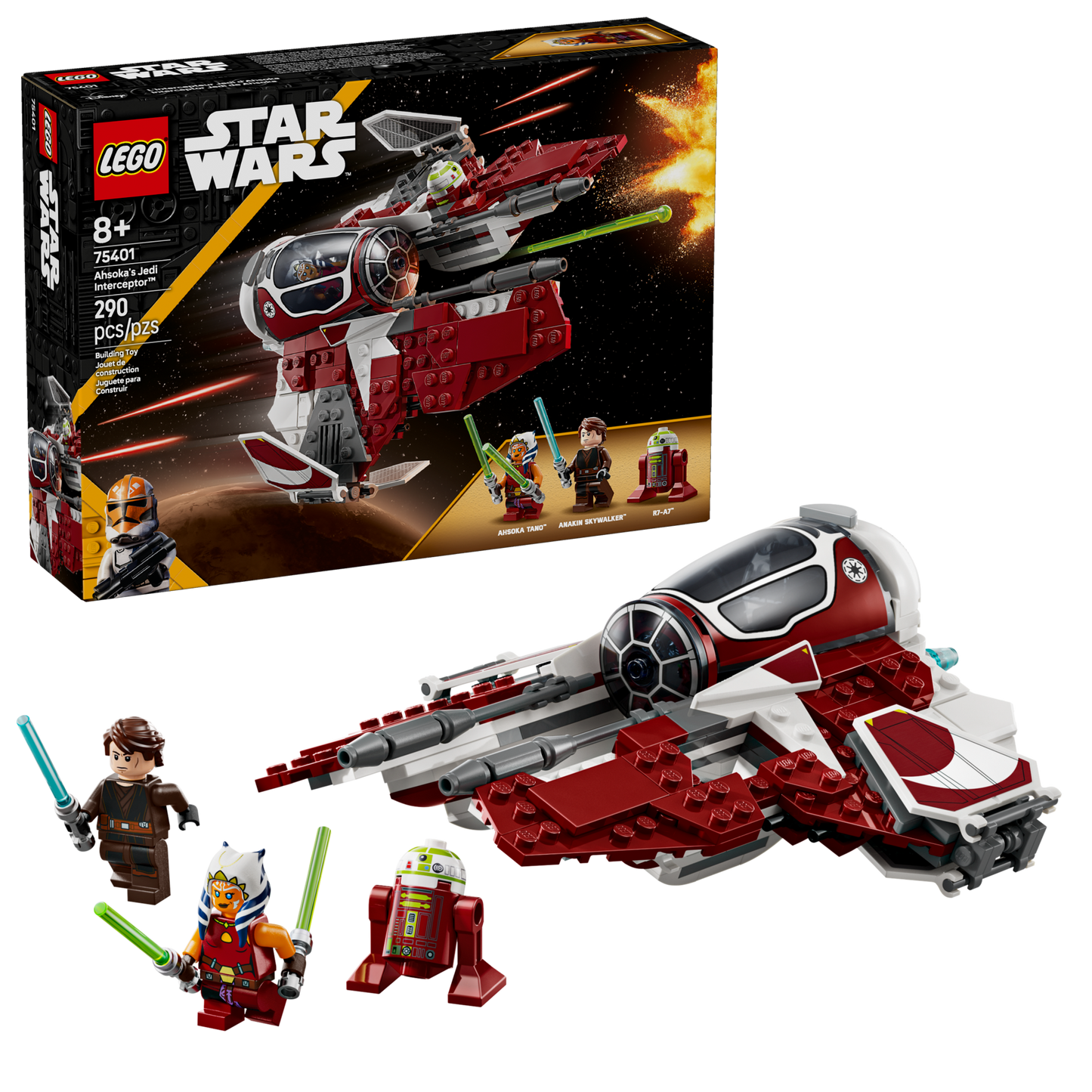 LEGO Star Wars: Ahsoka's Jedi Interceptor (75401)