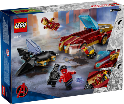 LEGO Marvel: Iron Man Car & Black Panther vs. Red Hulk (76310)