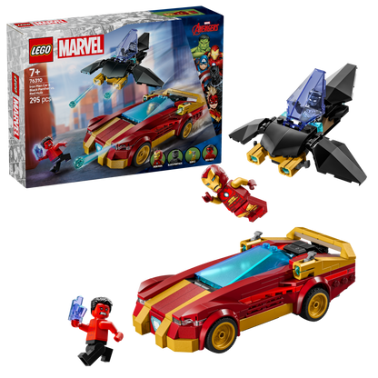 LEGO Marvel: Iron Man Car & Black Panther vs. Red Hulk (76310)