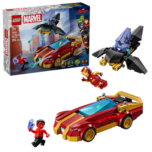 LEGO Marvel: Iron Man Car & Black Panther vs. Red Hulk (76310)