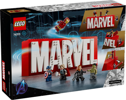 LEGO MARVEL: Logo & Minifigures (76313)