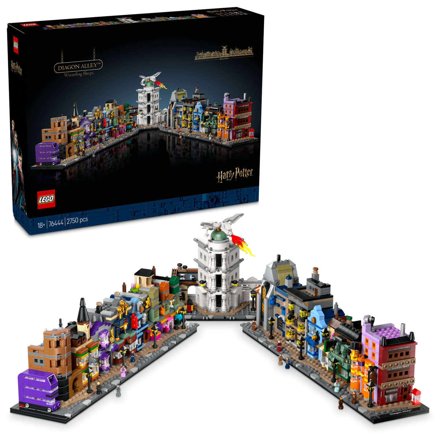 LEGO Harry Potter: Diagon Alley™ Wizarding Shops (76444)