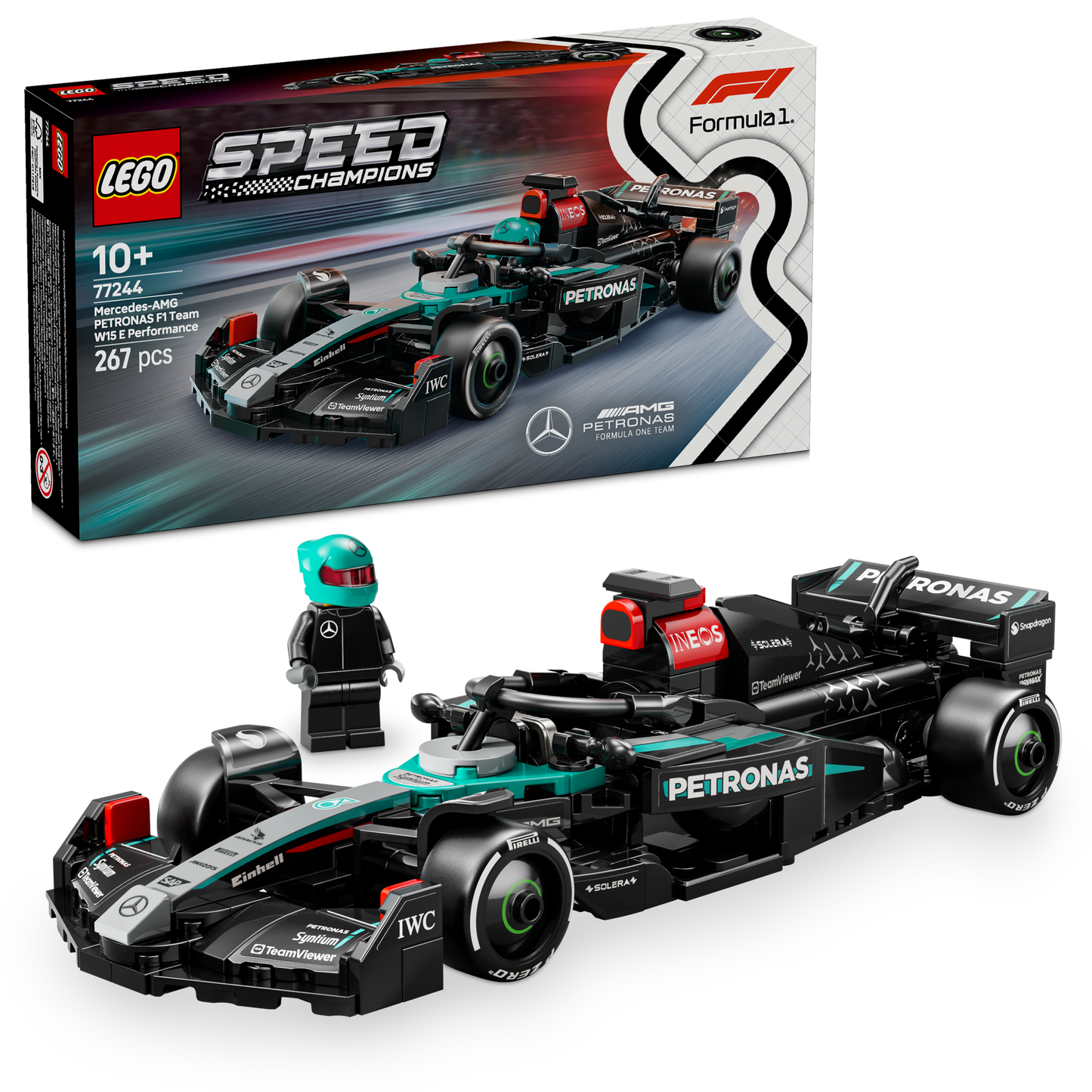 LEGO Speed Champions Mercedes-AMG PETRONAS F1® Team Race Car (77244)