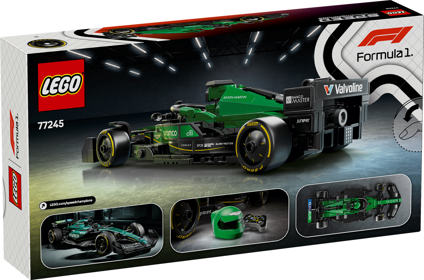 LEGO Speed Champions Aston Martin Aramco F1® AMR24 Race Car (77245)