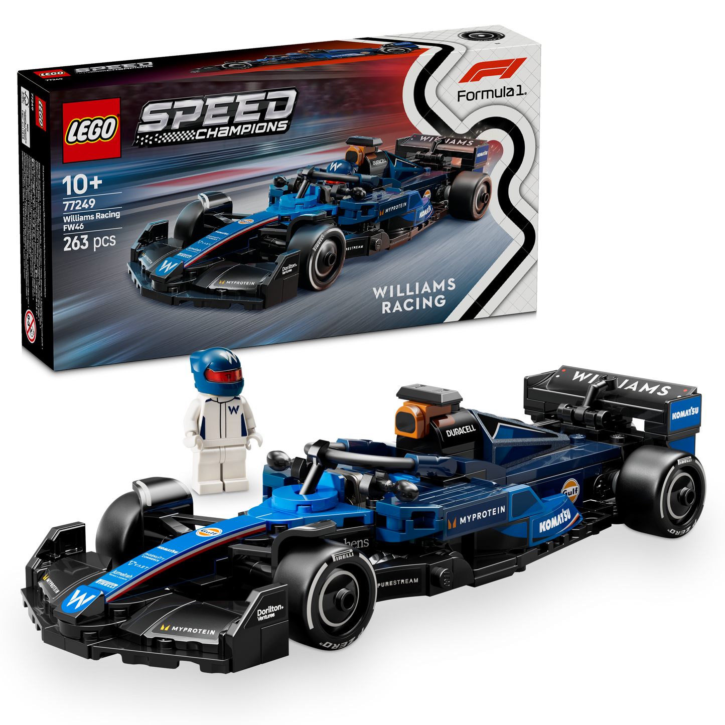 LEGO Speed Champions Williams Racing FW46 F1® Race Car (77249)