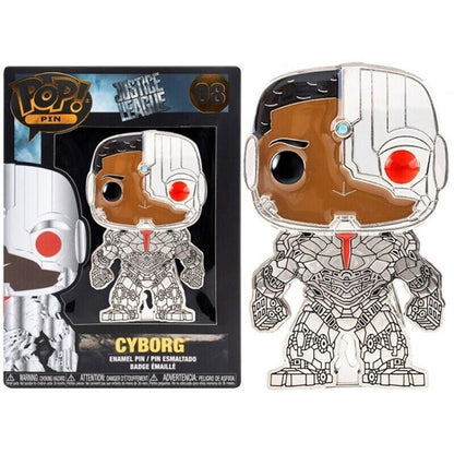 Funko Pop! Large Enamel Pin DC Justice League: Cyborg