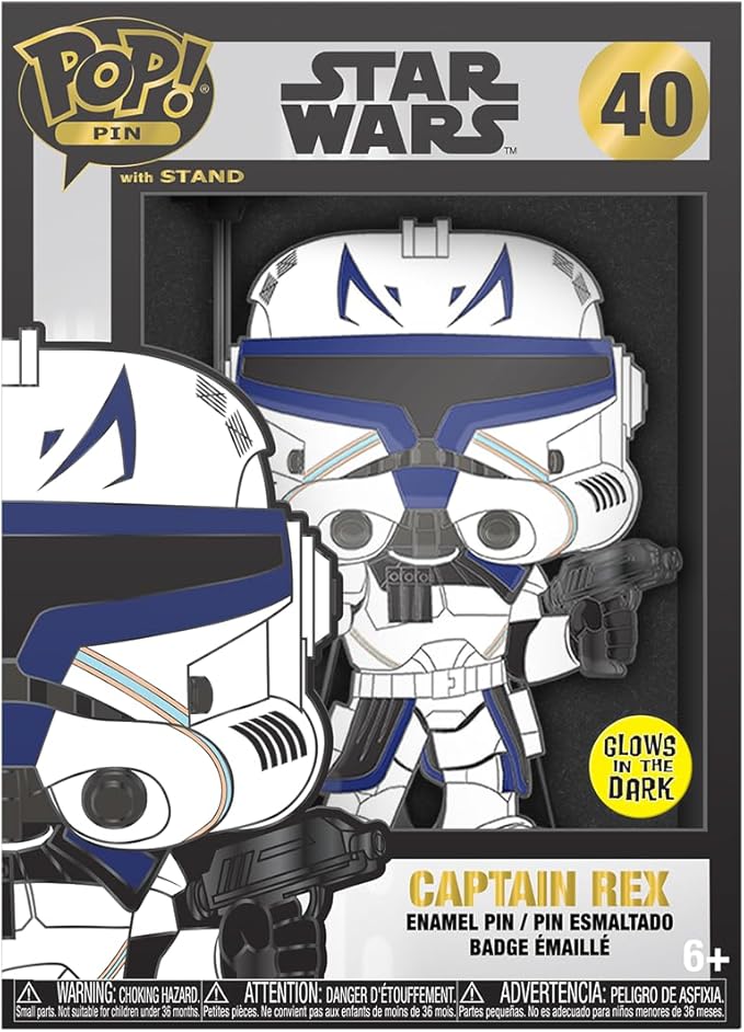 Funko Pop! Large Enamel Pin Star Wars: Clone Wars - Captain Rex