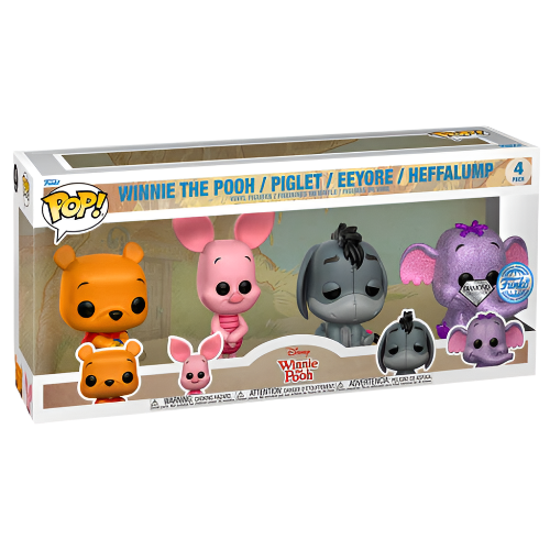 Funko Pop! Disney: Winnie The Pooh, Piglet, Eeyore & Heffalump (4-Pack)