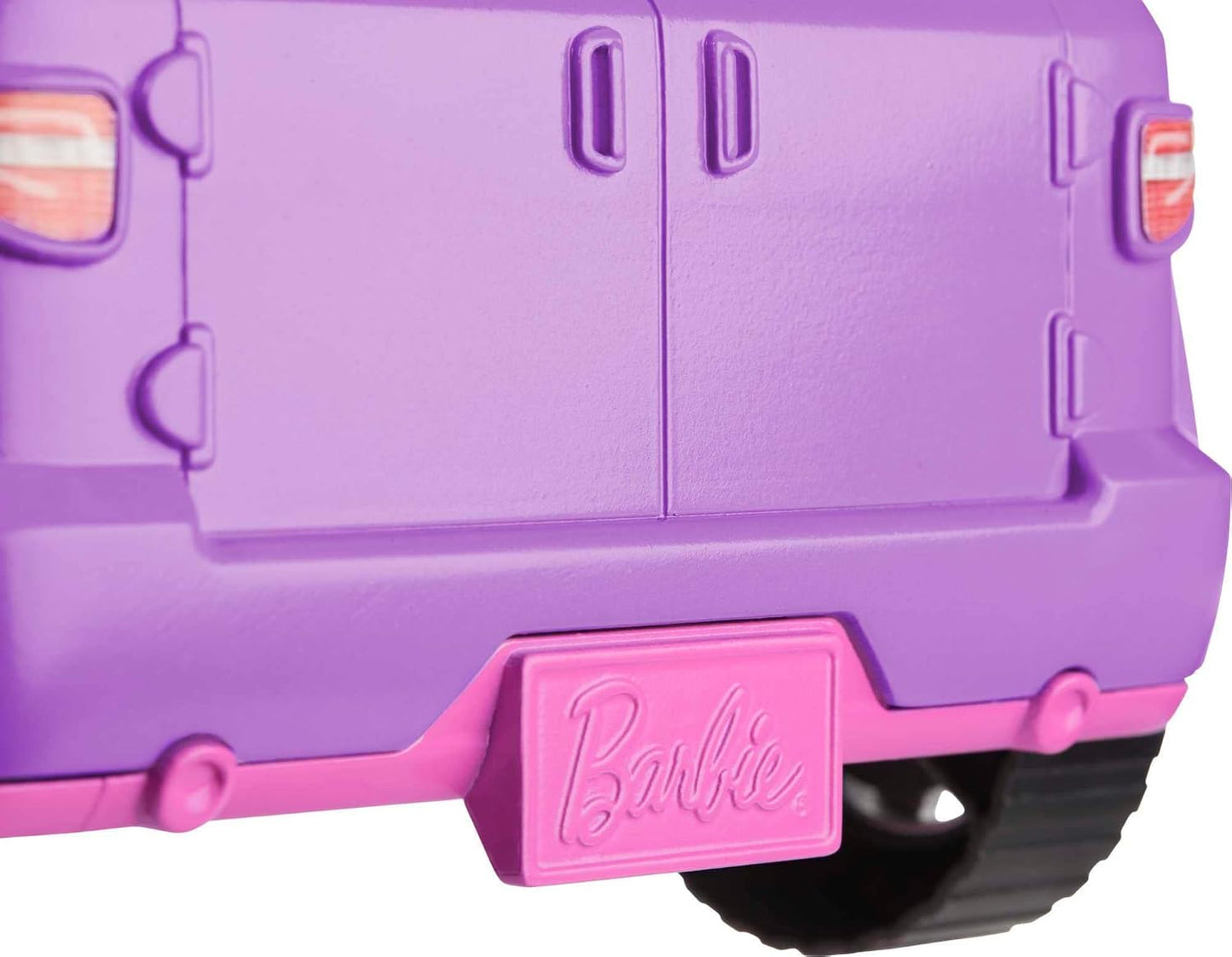 Barbie Off-Road Vehicle, Purple with Pink Seats and Rolling Wheels (GMT46)