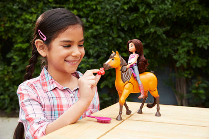 Spirit Untamed: Ride Together Lucky Doll, Horse Really Walks Playset