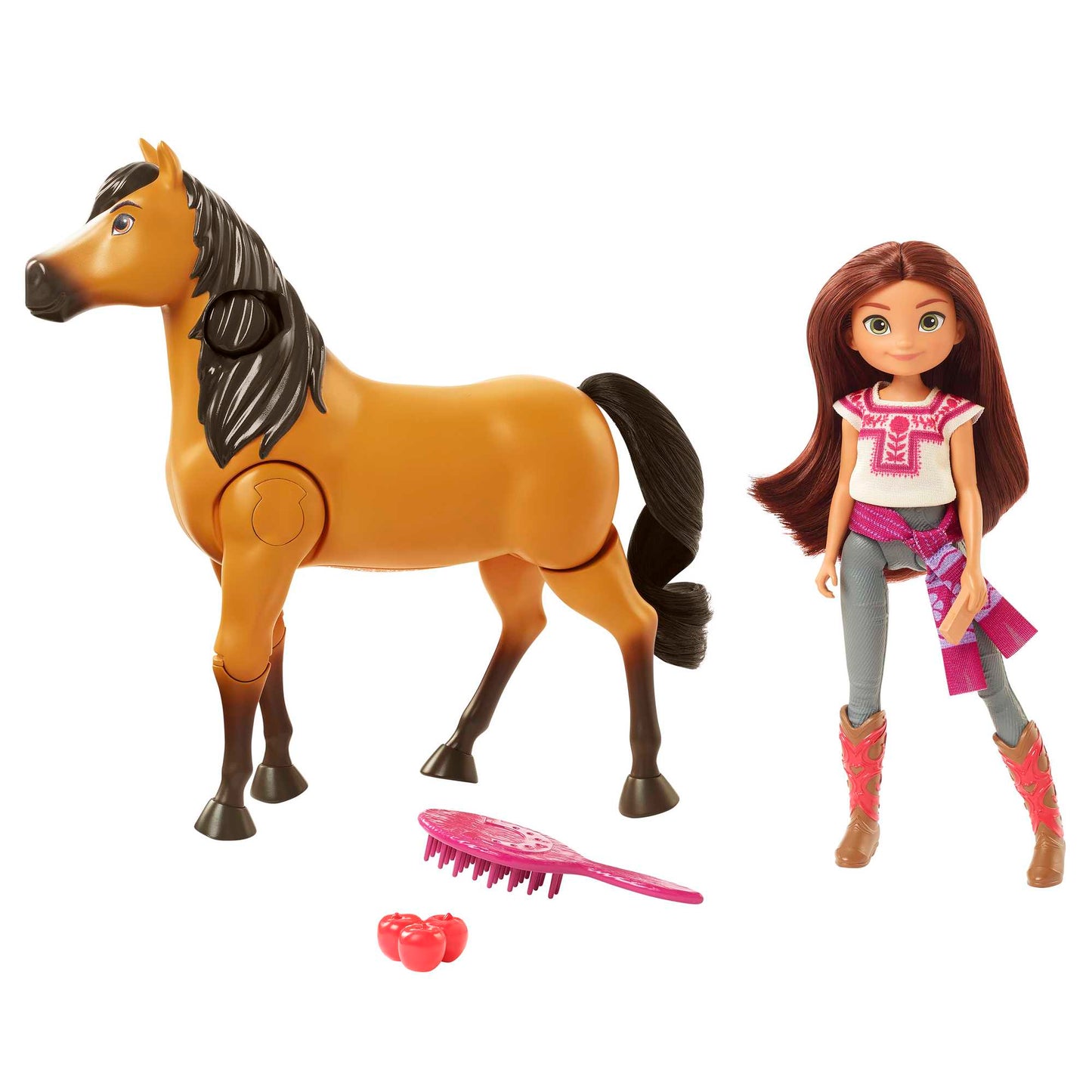 Spirit Untamed: Ride Together Lucky Doll, Horse Really Walks Playset