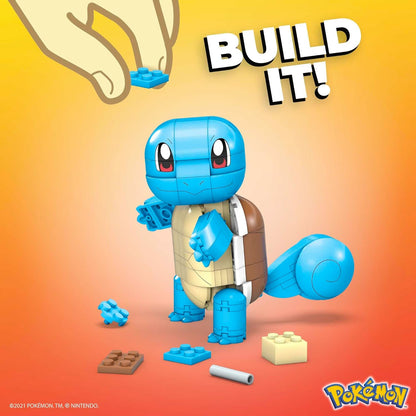 MEGA Pokémon Building Toys Set Build & Show Squirtle with 199 Pieces (GYH00)