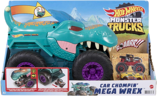 Hot Wheels Monster Truck Chompin Mega Wrex Car Toy (GYL13)