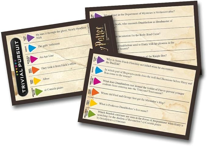 Harry Potter Trivial Pursuit Game