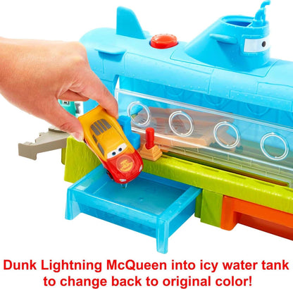 Mattel Disney and Pixar Cars Toys, Submarine Car Wash Playset (HGV70)