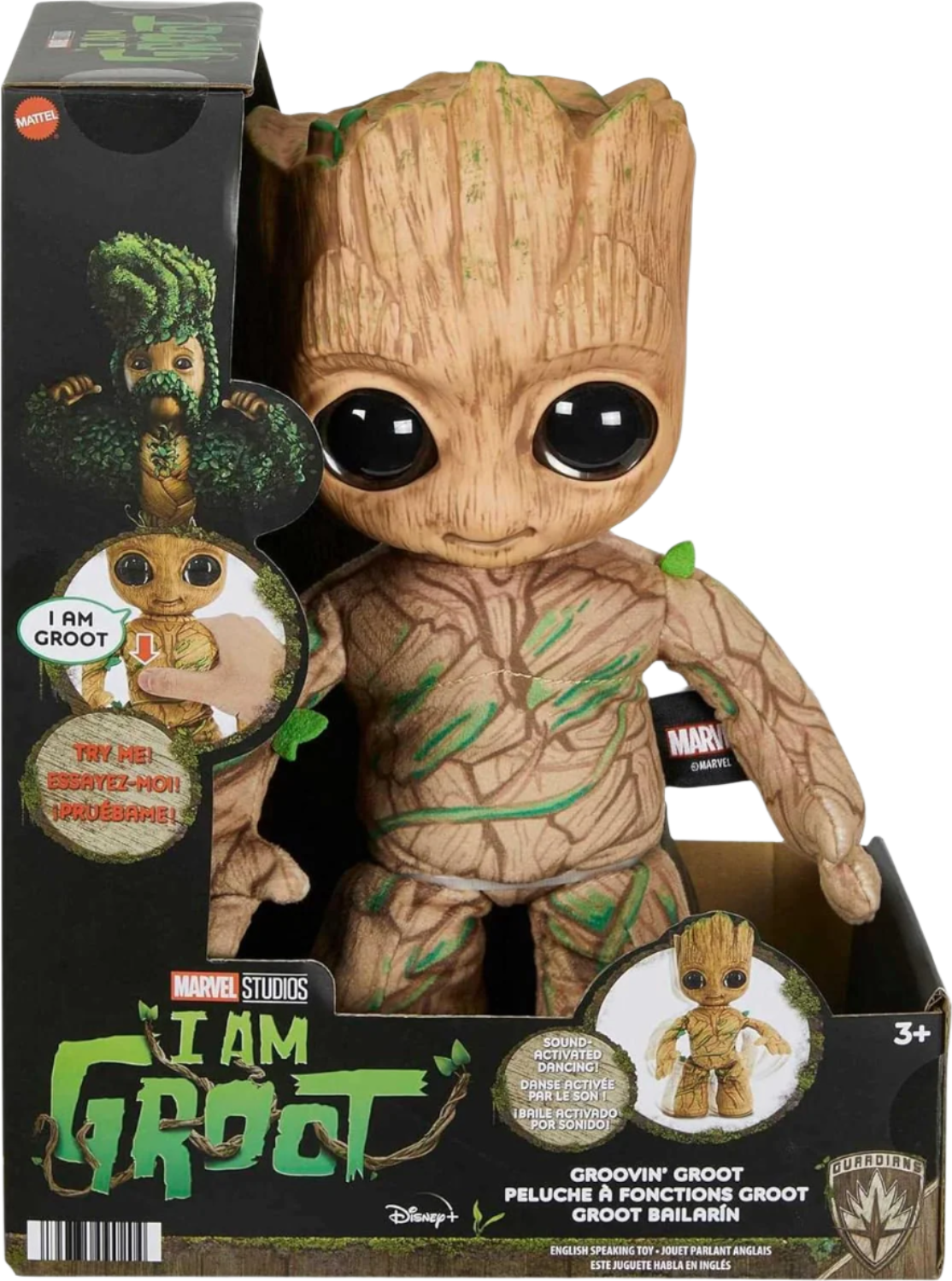 Marvel Plush, Groovin’ Groot Dancing and Talking Plush Figure (HJM23)