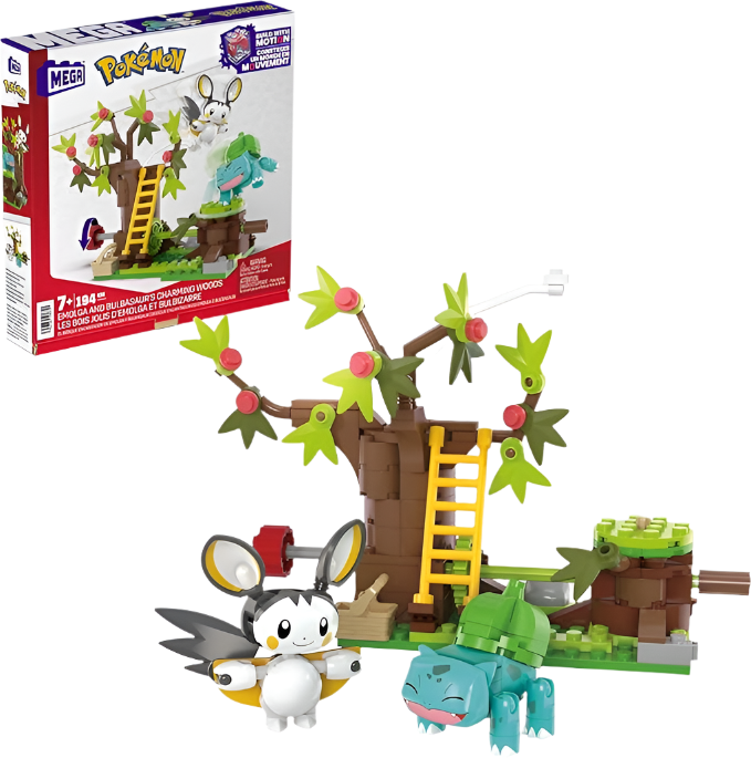 MEGA Pokémon: Emolga and Bulbasaur's Charming Woods Set