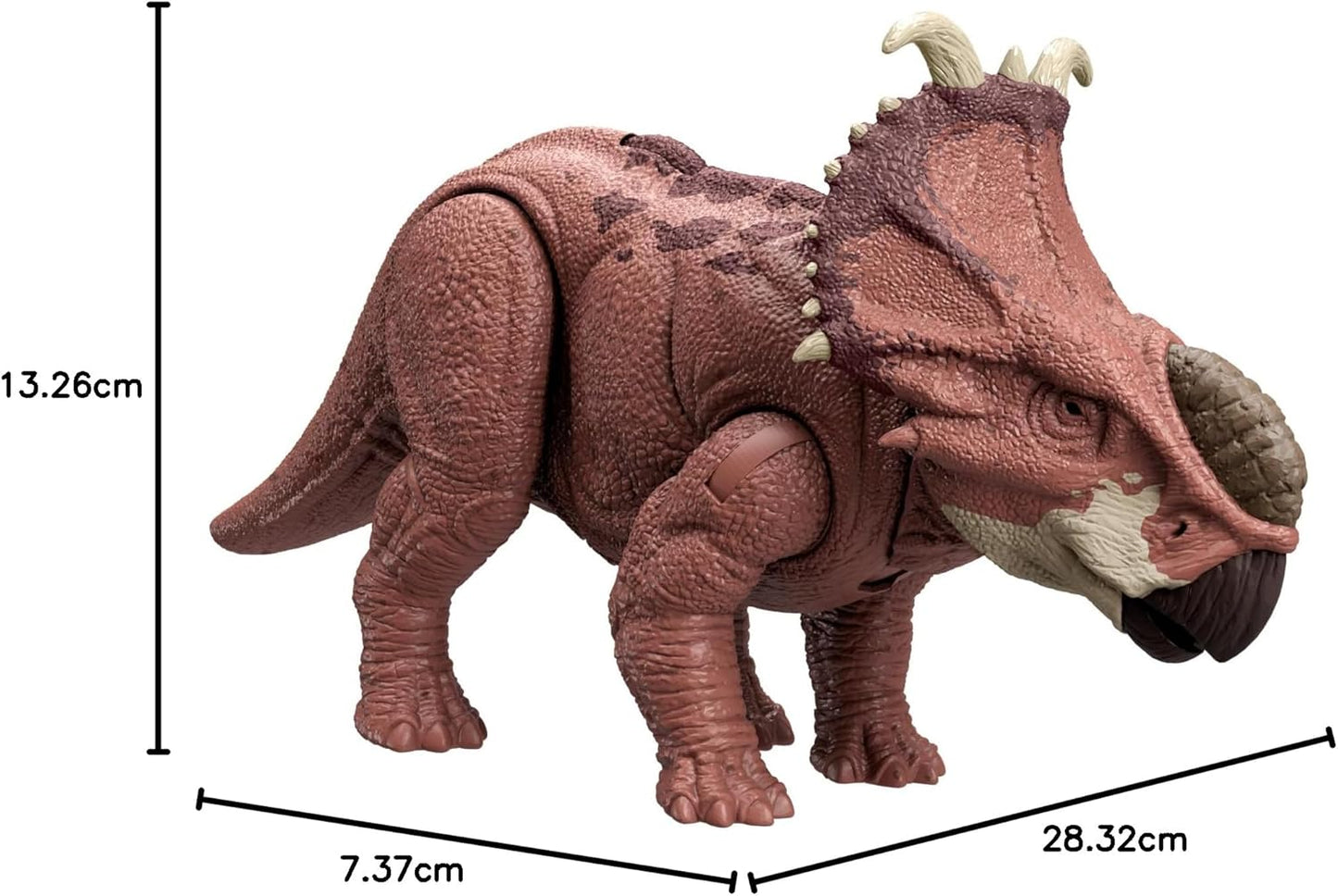 Mattel Jurassic World Chaos Theory Netflix - Wild Roar Pachyrhinosaurus Dinosaur