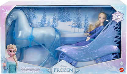 Disney Frozen Elsa Fashion Doll With Mythical Horse Nokk & Adventure Carriage