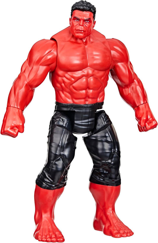 Marvel Studios Captain America Brave New World, Titan Hero Series Deluxe Red Hulk Action Figure