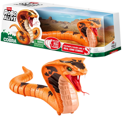 ROBO ALIVE King Cobra by ZURU, Battery-Powered Robotic Moving Snake Toy