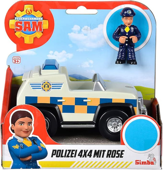 Simba - Fireman Sam: Police Mini 4x4 With Rose