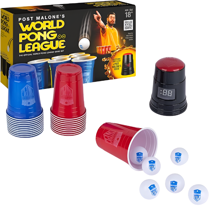 Posty Pong World Pong League Game