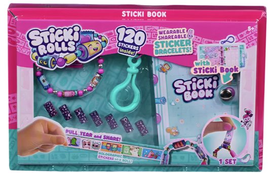 Sticki Rolls Sticki Book