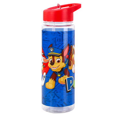 Paw Patrol: Plastic Bottle with Straw