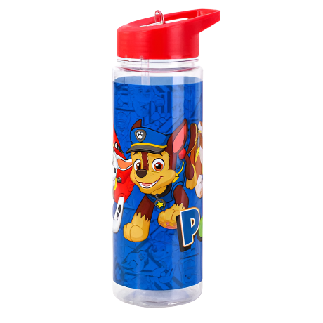 Paw Patrol: Plastic Bottle with Straw