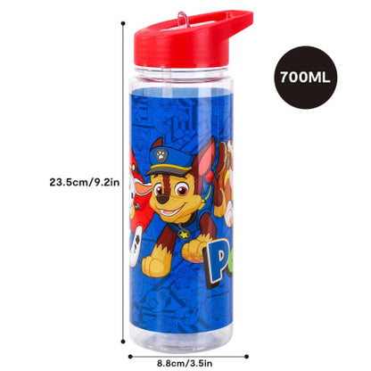 Paw Patrol: Plastic Bottle with Straw