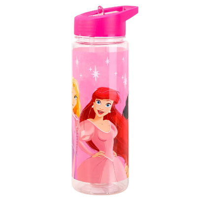 Princess: Plastic Bottle with Straw