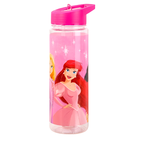 Princess: Plastic Bottle with Straw