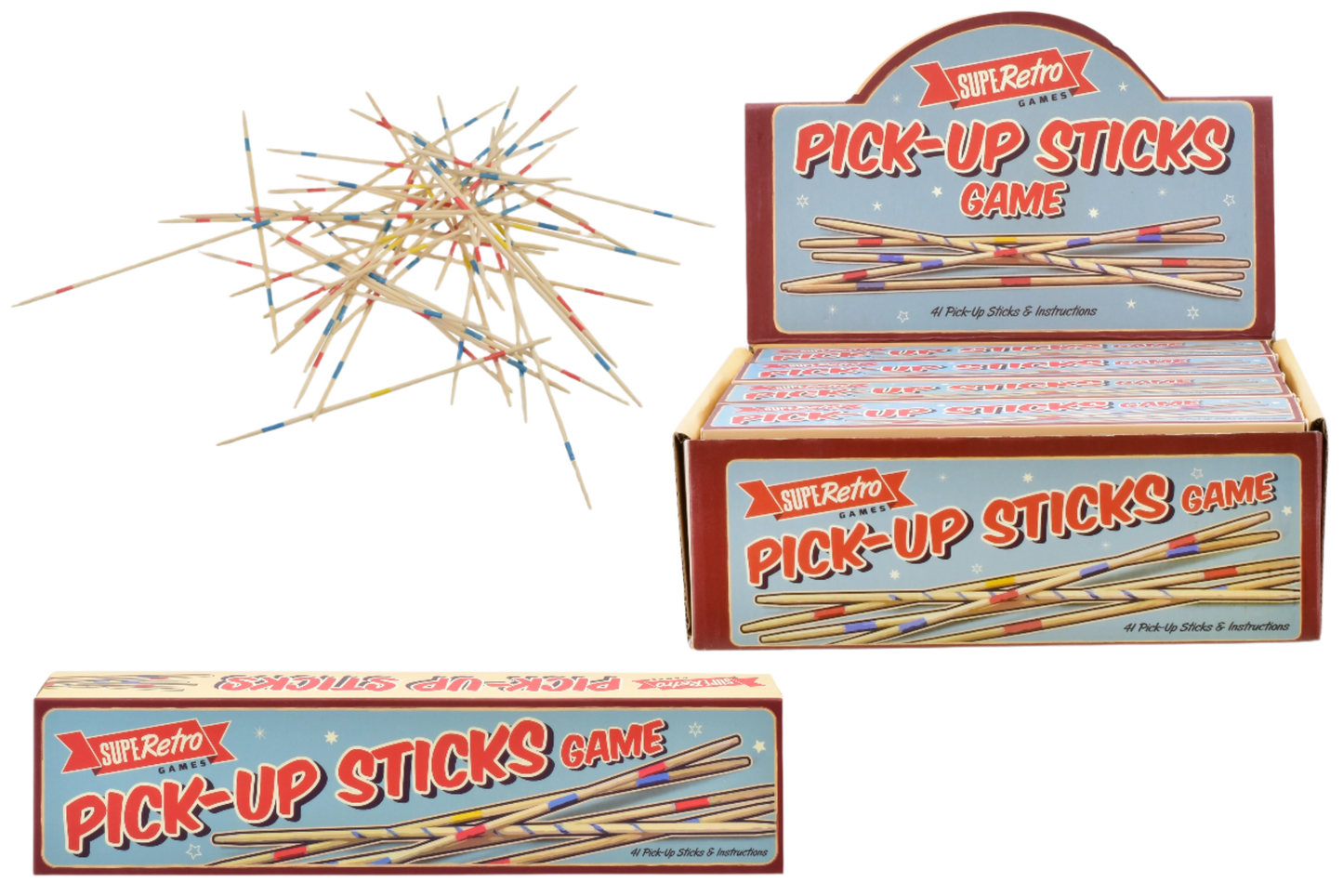 SupeRetro Pick Up Sticks Game