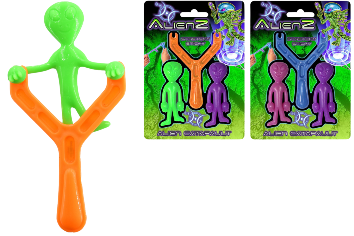 Stretchy Sticky Alien Catapult