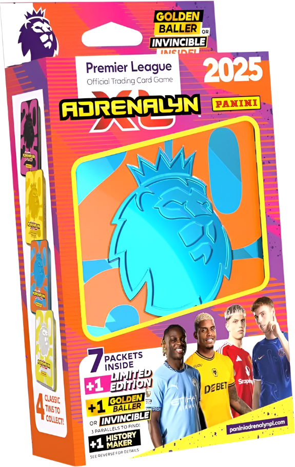 Premier League Adrenalyn XL™ 2025 Official Trading Card Game - Blue Classic Tin