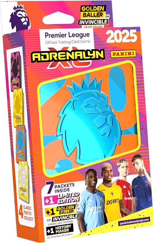 Premier League Adrenalyn XL™ 2025 Official Trading Card Game - Blue Classic Tin