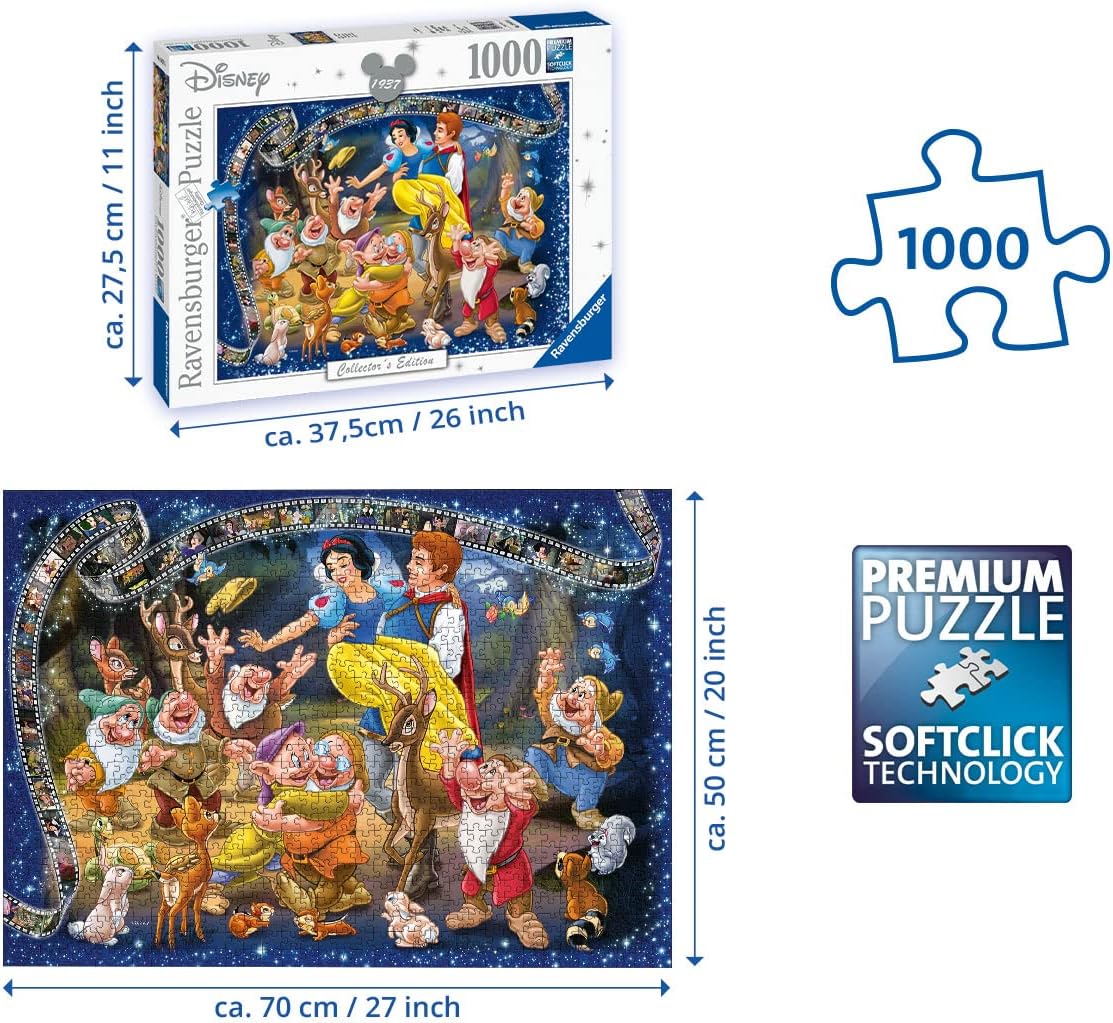 Ravensburger Princess Disney Collector's Edition Snow White 1000 Jigsaw Puzzle